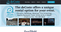 Desktop Screenshot of decostecentre.ca