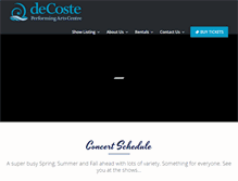 Tablet Screenshot of decostecentre.ca